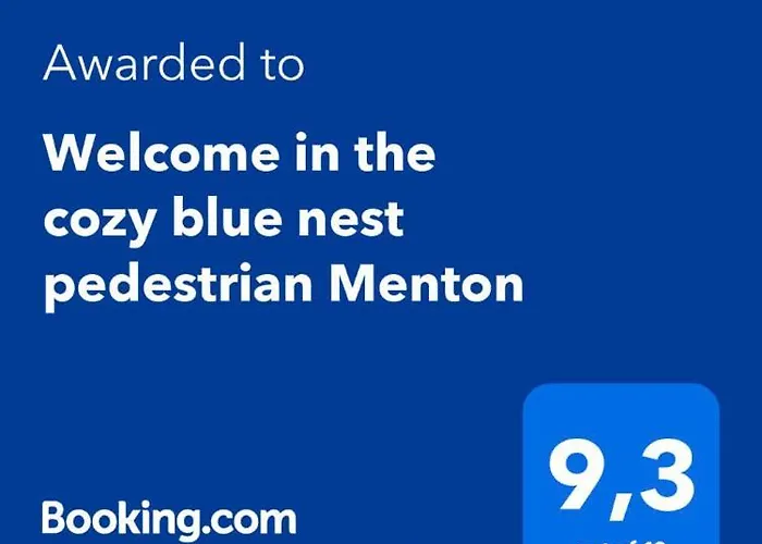 Welcome In The Cozy Blue Nest Pedestrian Apartment Menton